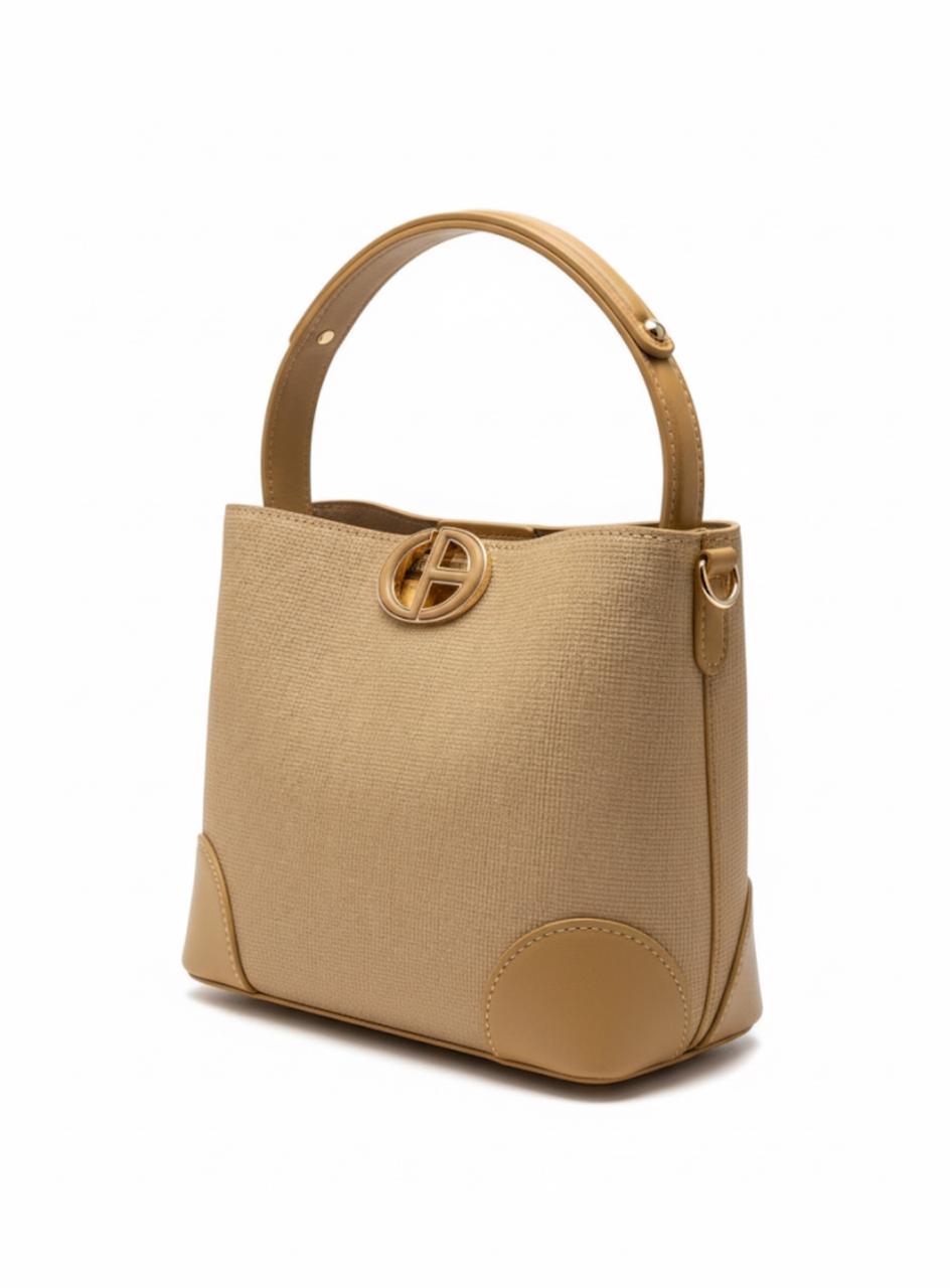 Beige Bucket-Style chrisbella bag