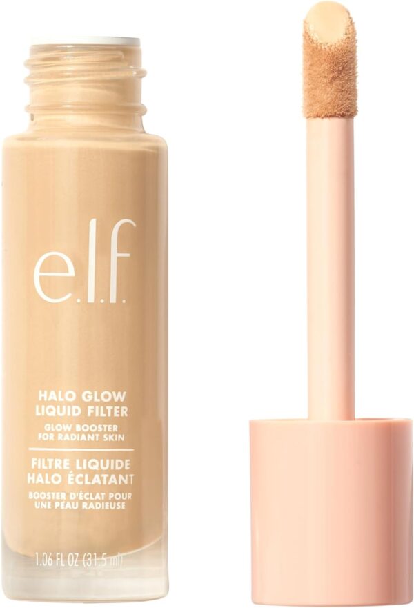 e.l.f. Halo Glow Liquid Filter boosts your complexion for a glowing, soft-focus look